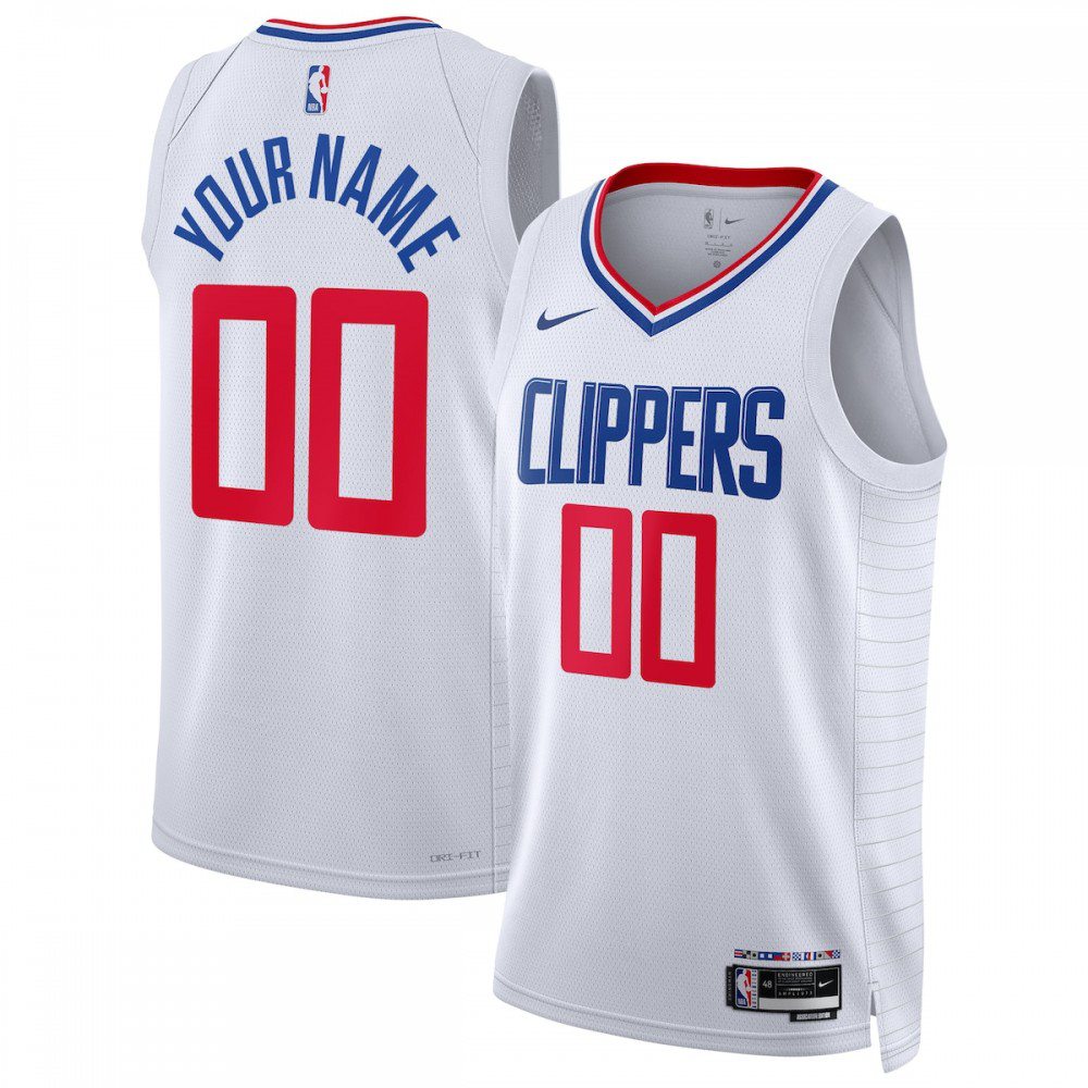 LA Clippers Unisex 2022/23 Swingman Custom Jersey White - Association Edition-Pro Kit Vault | Brand New 26/27 Sports Jerseys